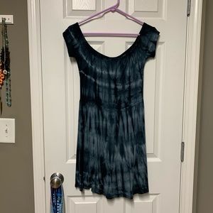 Super soft blue tie-dyed American Eagle dress